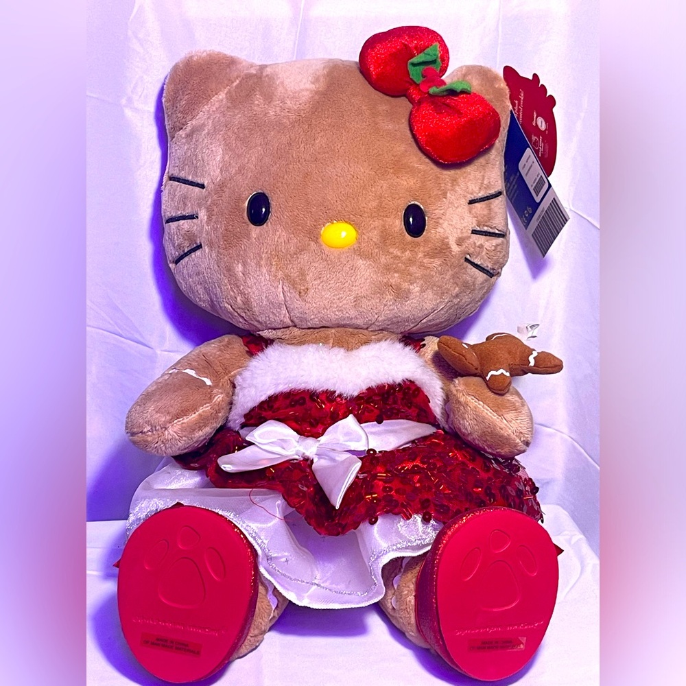 BUILD A BEAR HELLO KITTY GINGERBREAD DOLL -in original packaging